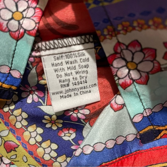 Johnny Was Lookout Electra Silk Tunic size XS - Picture 9 of 9